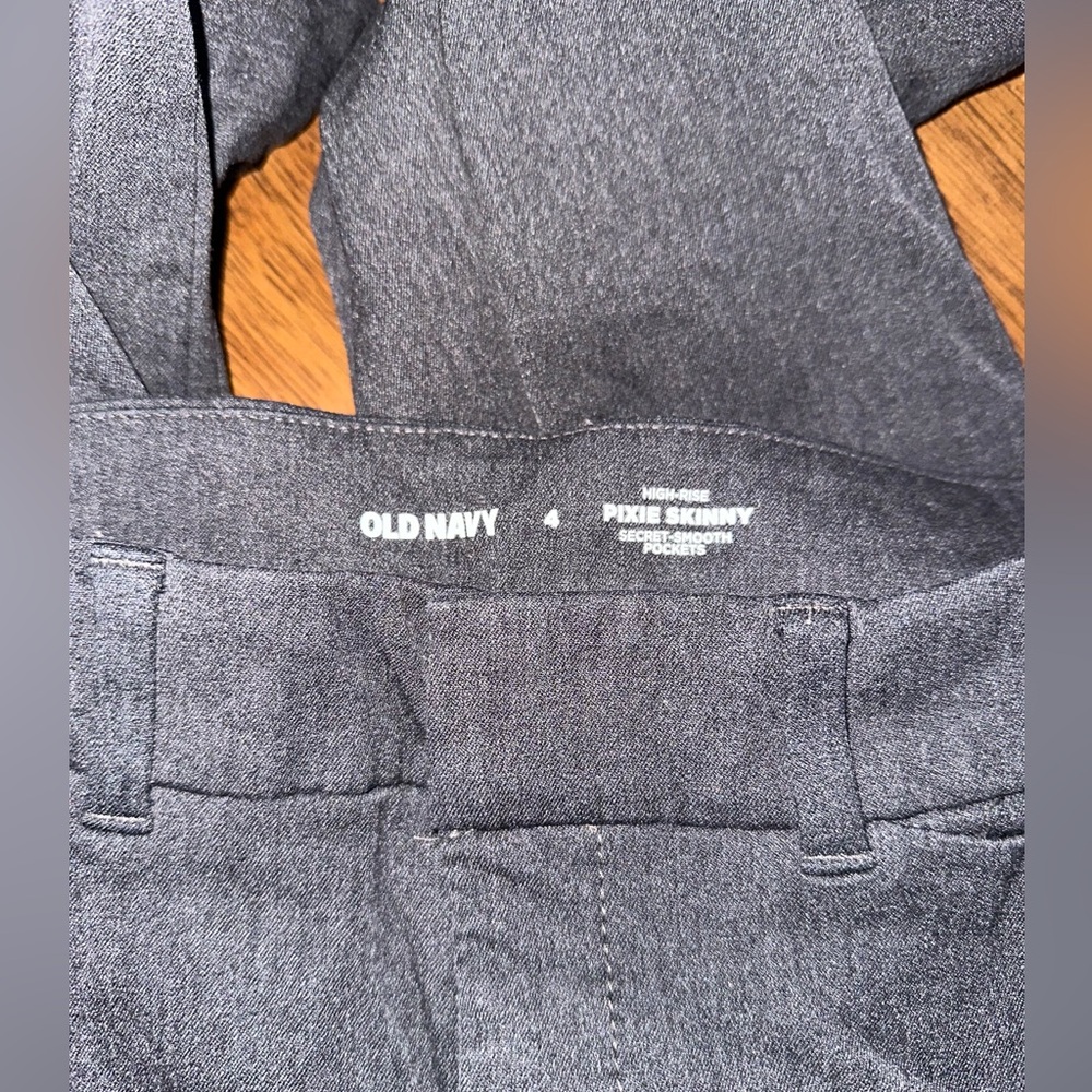 Grey Old Navy Work Pants